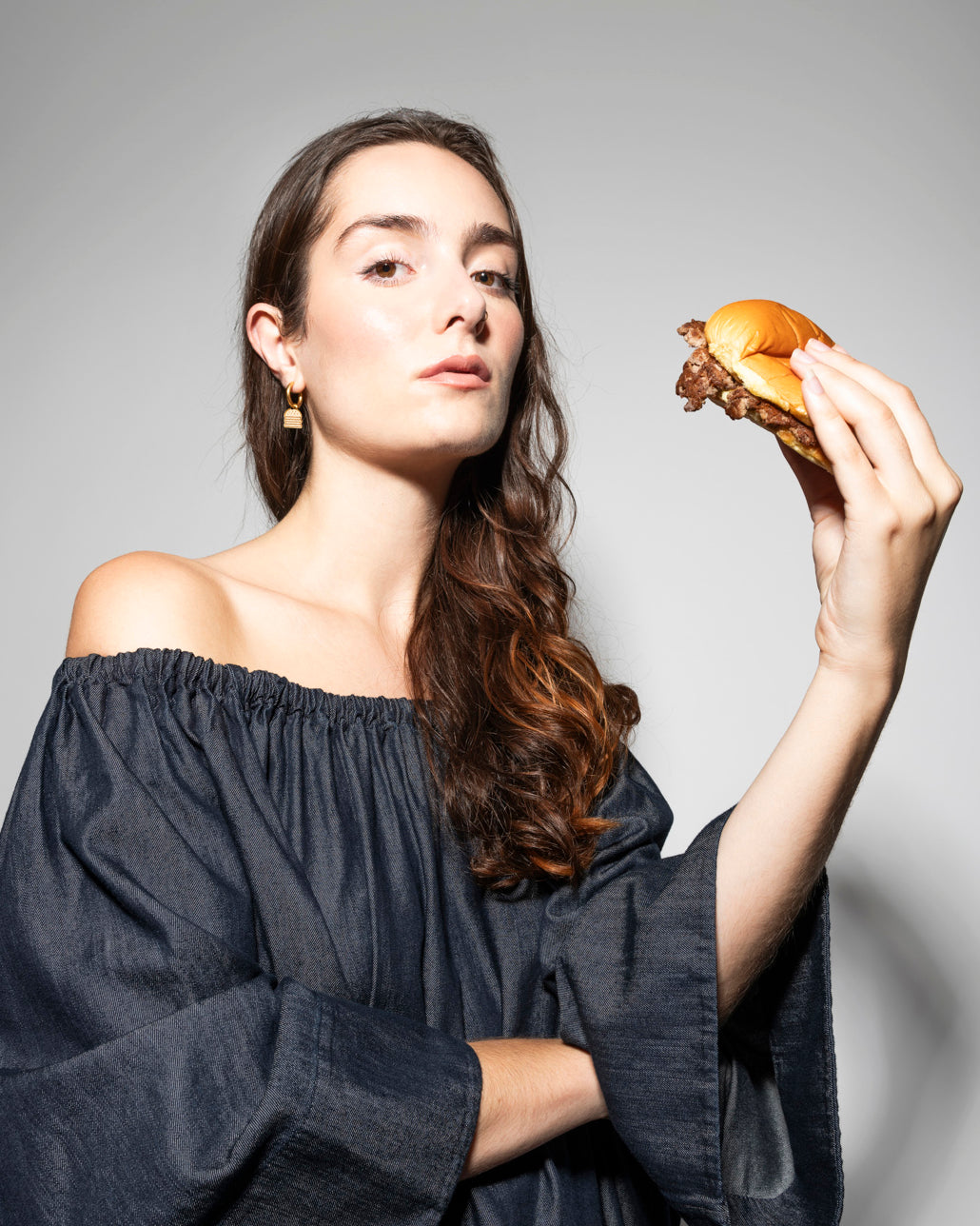 Boucles d'oreilles BURGER