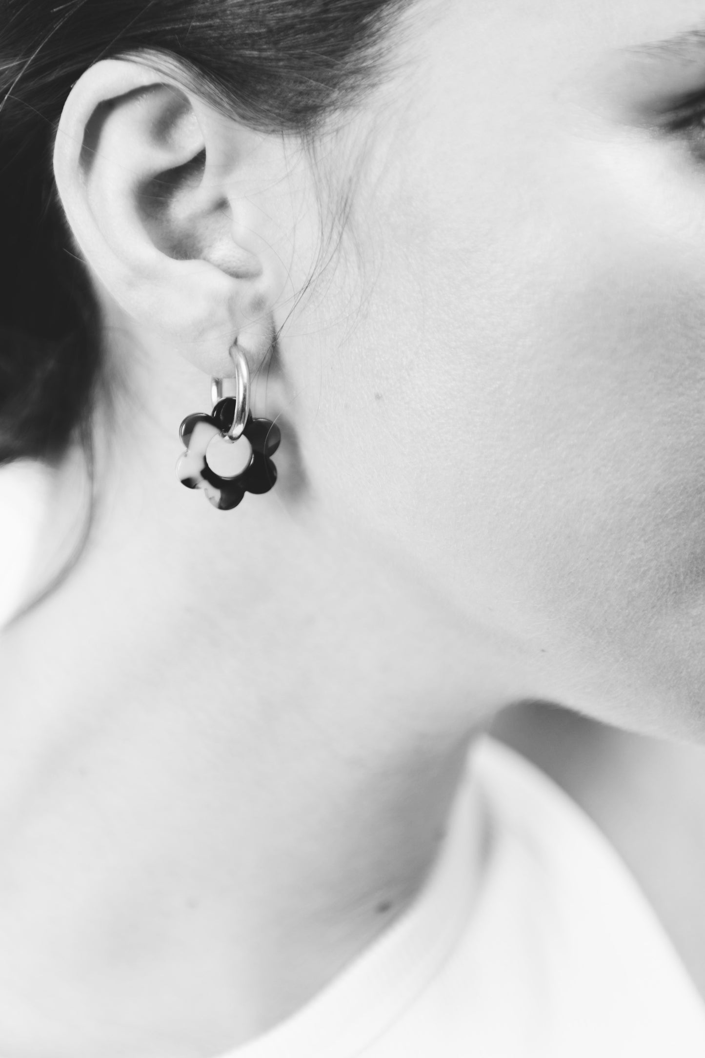 Boucles d'oreilles BABY FLEURETTE - Saumon -