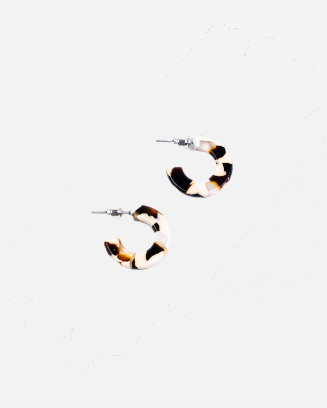 Boucles d'oreilles OSAKA - Latte -