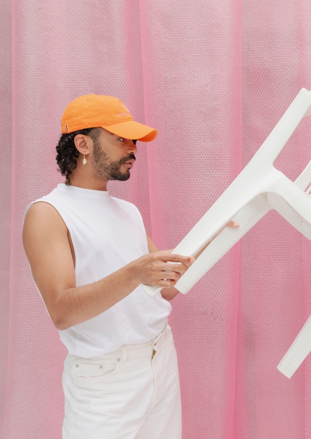 LA CASQUETTE - ORANGE -