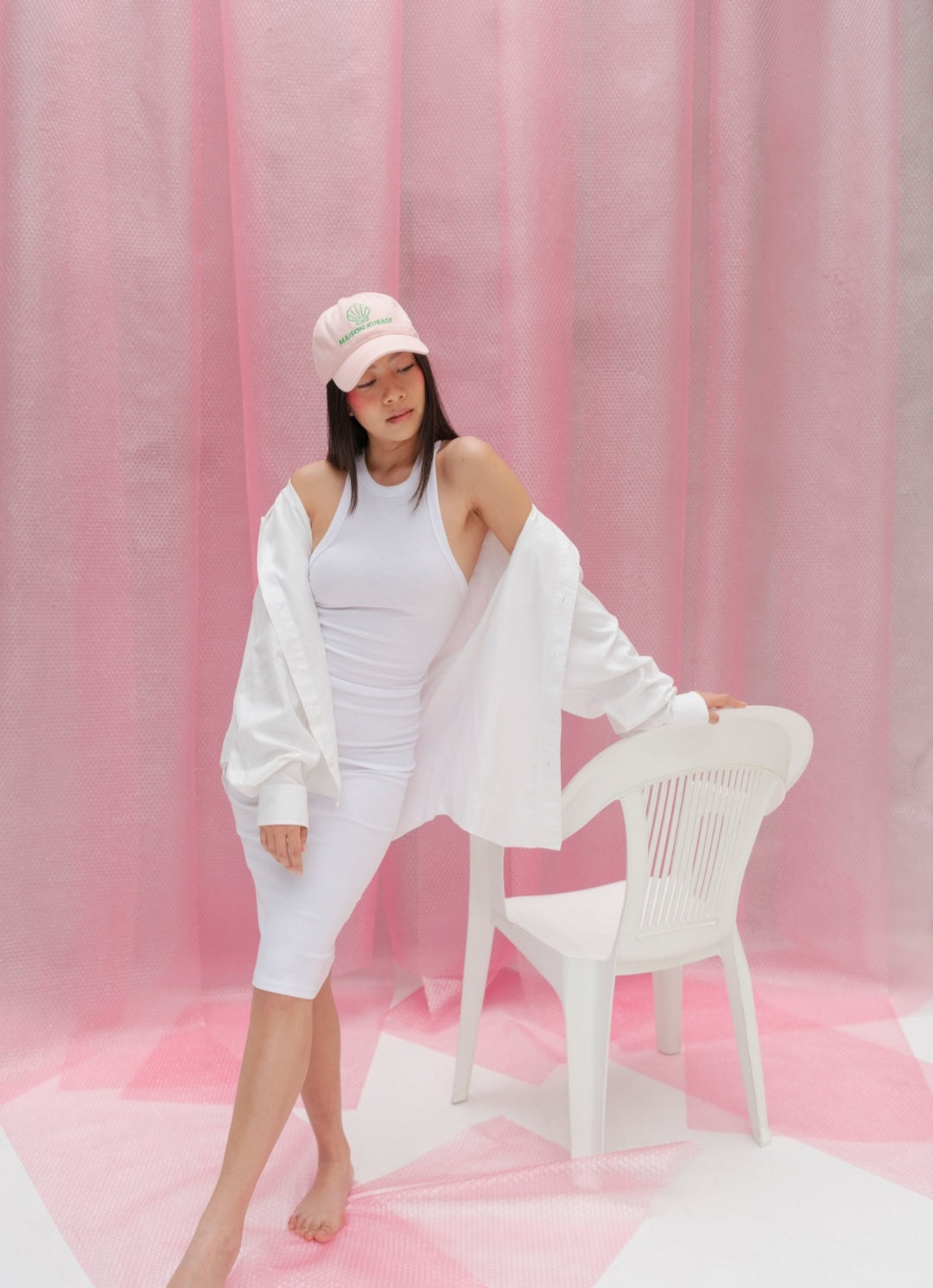 LA CASQUETTE - ROSE -