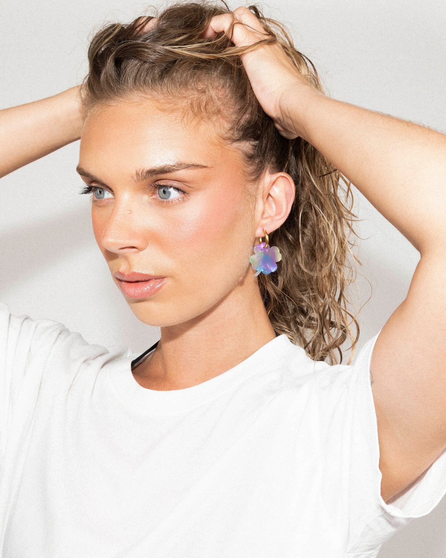 Boucles d'oreilles TRÈFLE - Sirène -