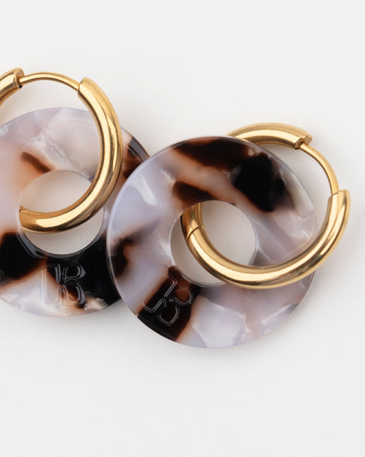 Boucles d'oreilles DONUTS - Panthère -