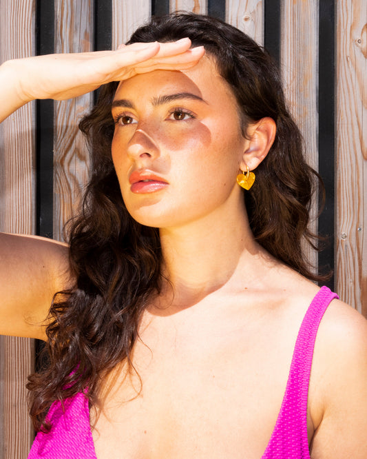 Boucles d'oreilles LOVA LOVA - Abricot -