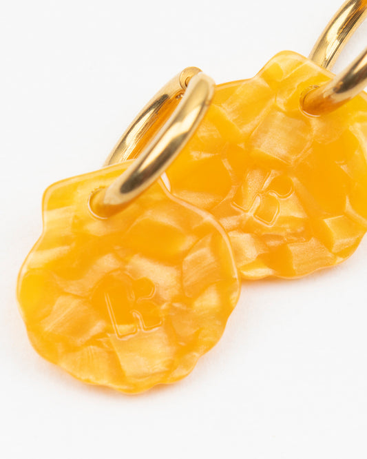 Boucles d'oreilles BABY MERMAID - Abricot -