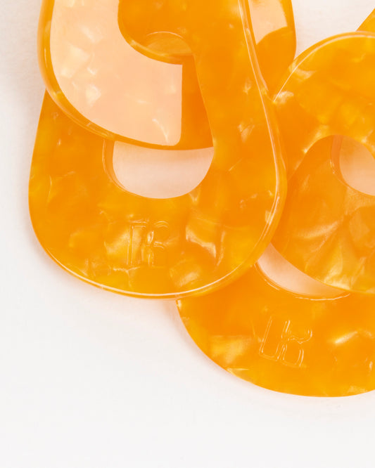 Boucles d'oreilles MAILLON - Abricot -