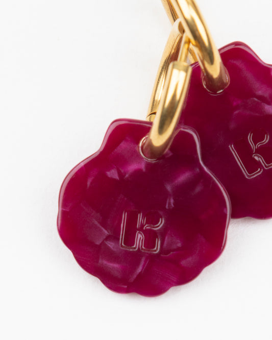 Boucles d'oreilles BABY MERMAID - Cerise -