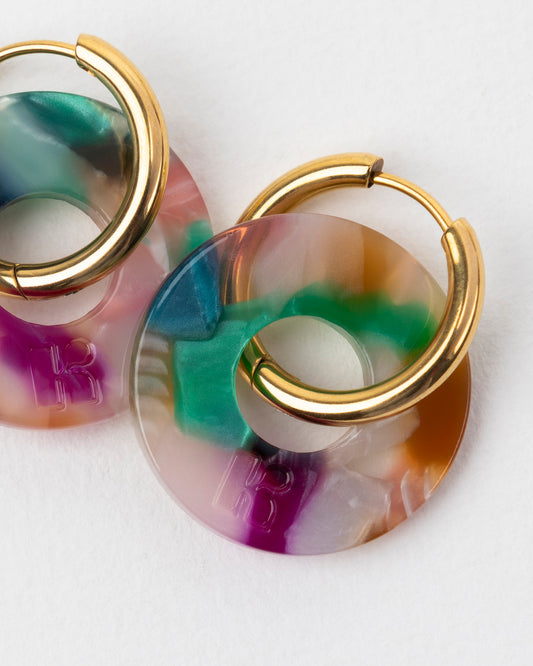 Boucles d'oreilles DONUTS - Confettis -