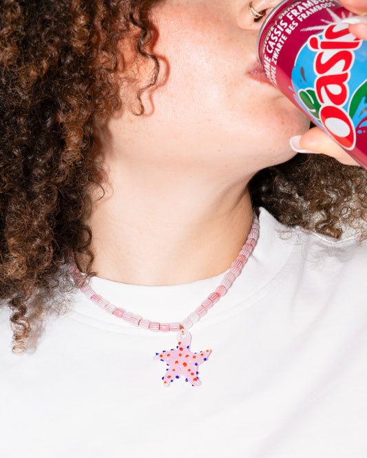 Collier STELLAR SHELLS - Rose - DROP #3