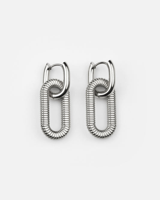 Boucles d'oreilles LUEUR - Argenté -