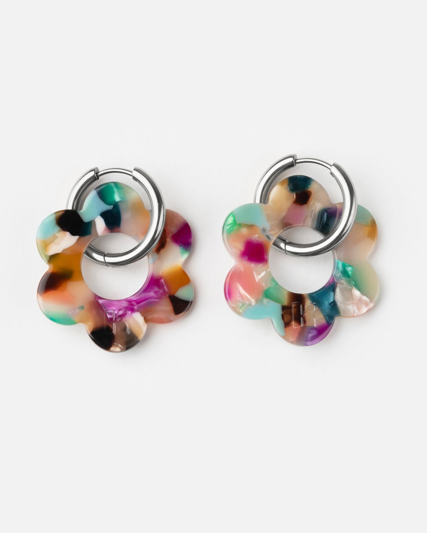 Boucles d'oreilles MAXI FLEURETTE - Confettis -