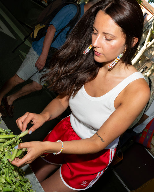 Boucles d'oreilles Tiges RAINBOW - DROP#1