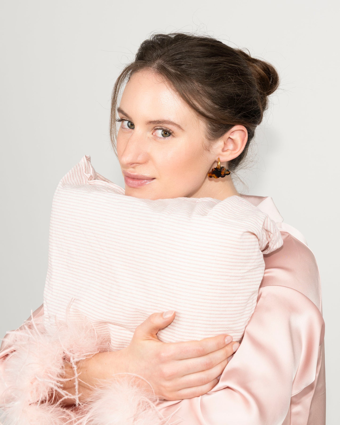 Boucles d'oreilles NUAGE - Écaille -