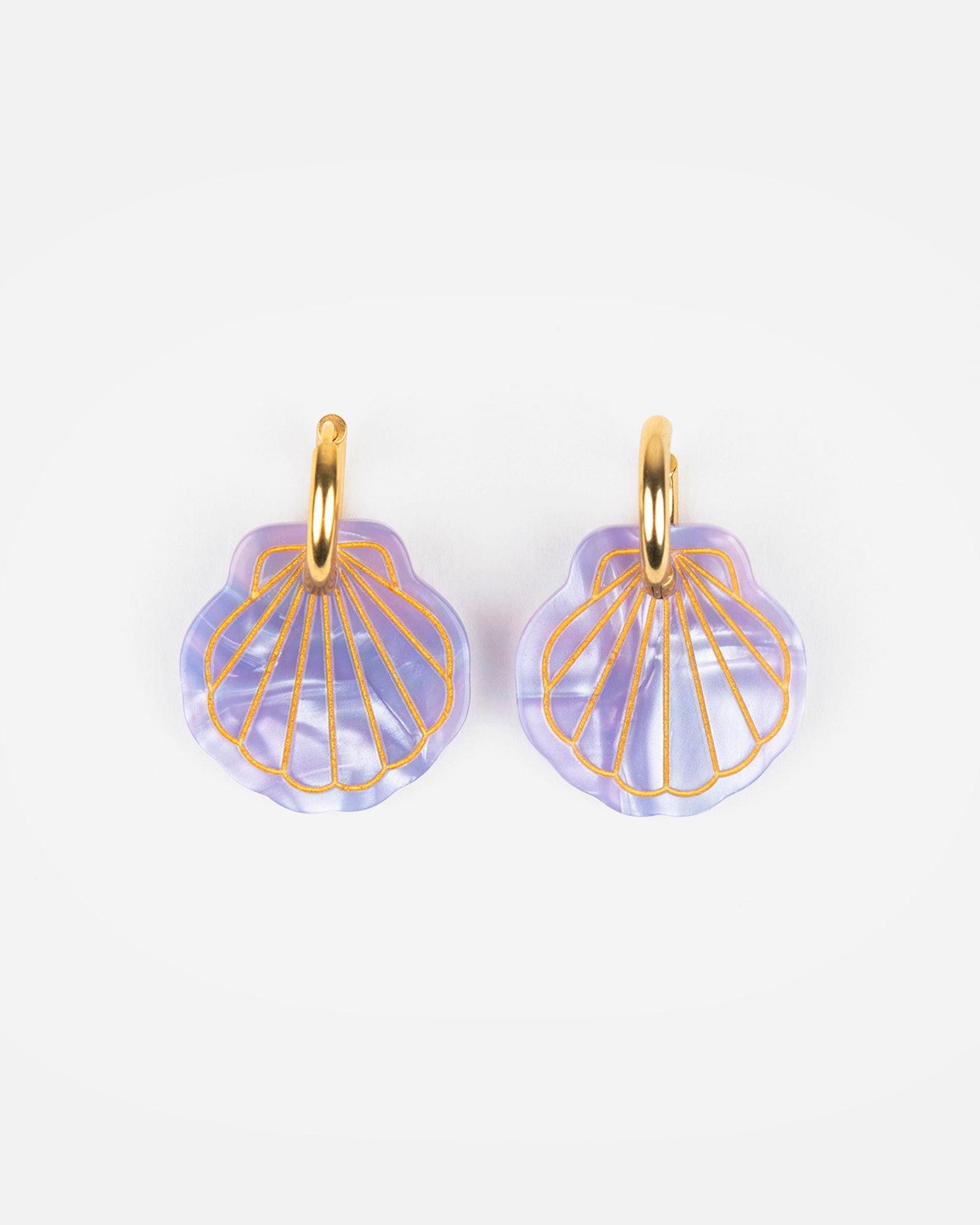 Boucles d'oreilles BABY MERMAID - Fuchsia -