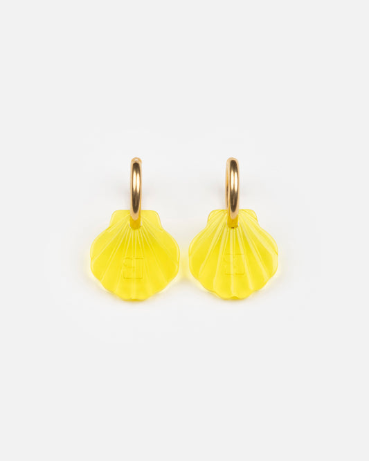 Boucles d'oreilles BABY MERMAID - Jaune -