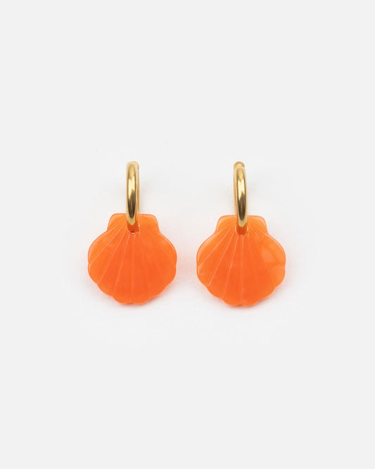 Boucles d'oreilles BABY MERMAID - Orange -