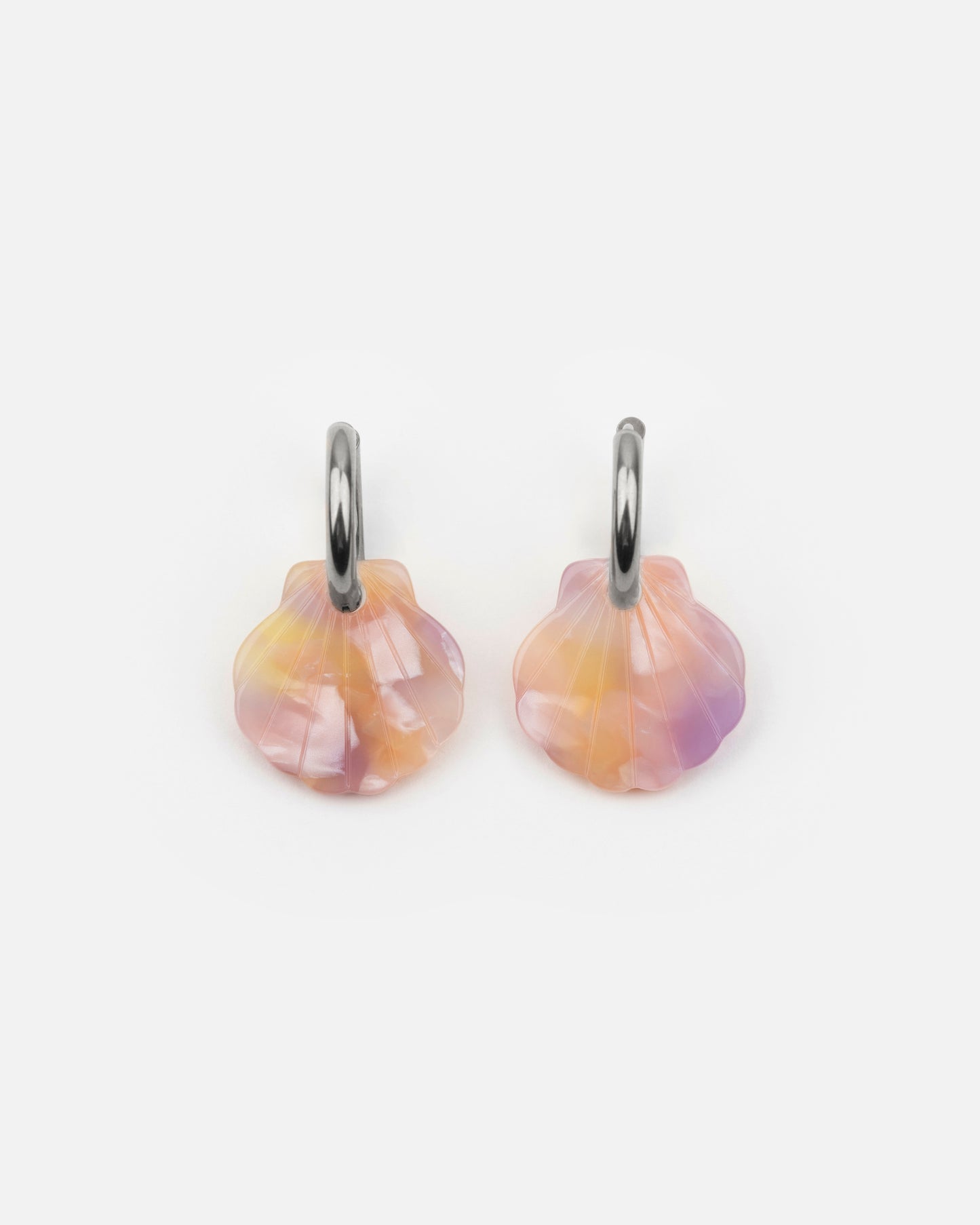 Boucles d'oreilles BABY MERMAID - Rose Orangé -