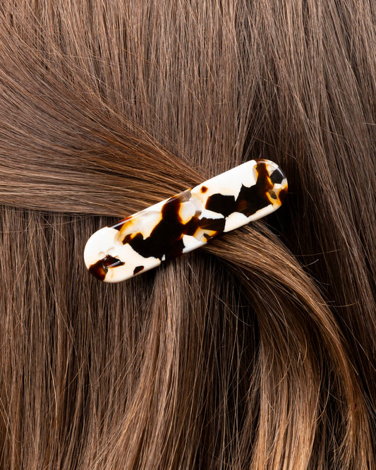 Barrette ARRONDIE - Latte -