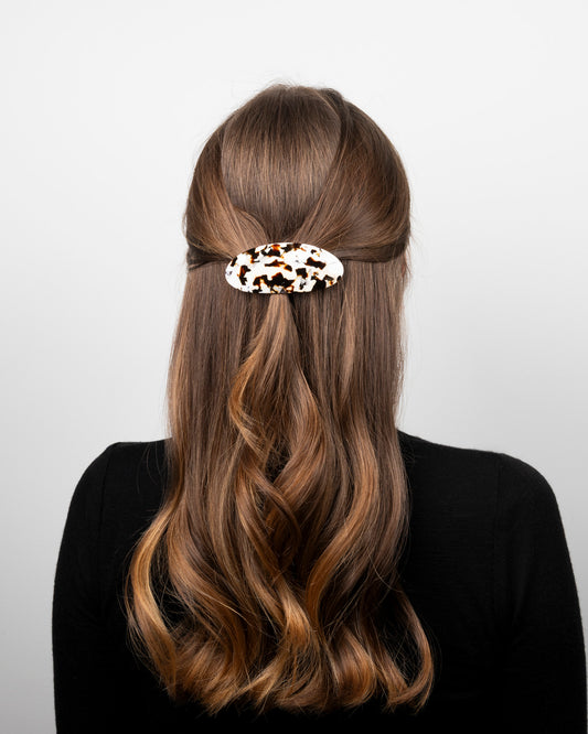 BARRETTE Ovale - LATTE -
