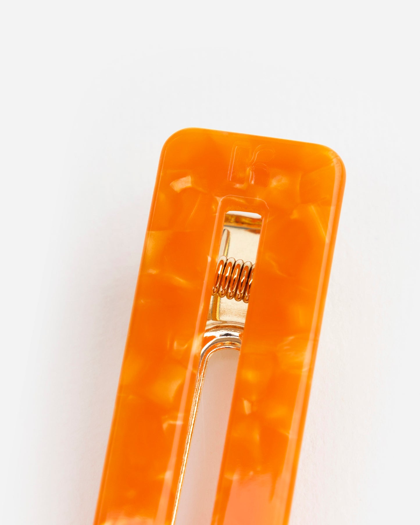 Barrette RECTANGLE - Clémentine -