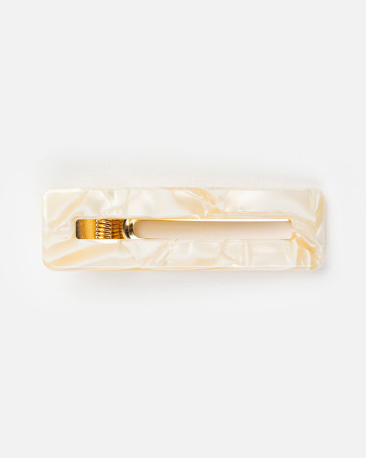 Barrette RECTANGLE - Nude -