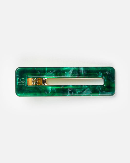 Barrette RECTANGLE - Vert -