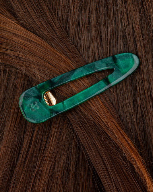 Barrette TRIANGLE - Vert -