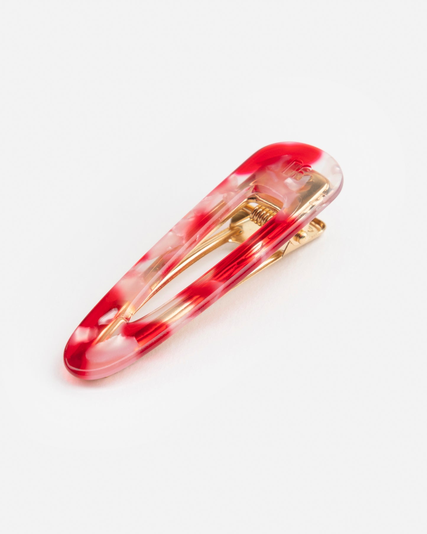 Barrette TRIANGLE - Rouge -