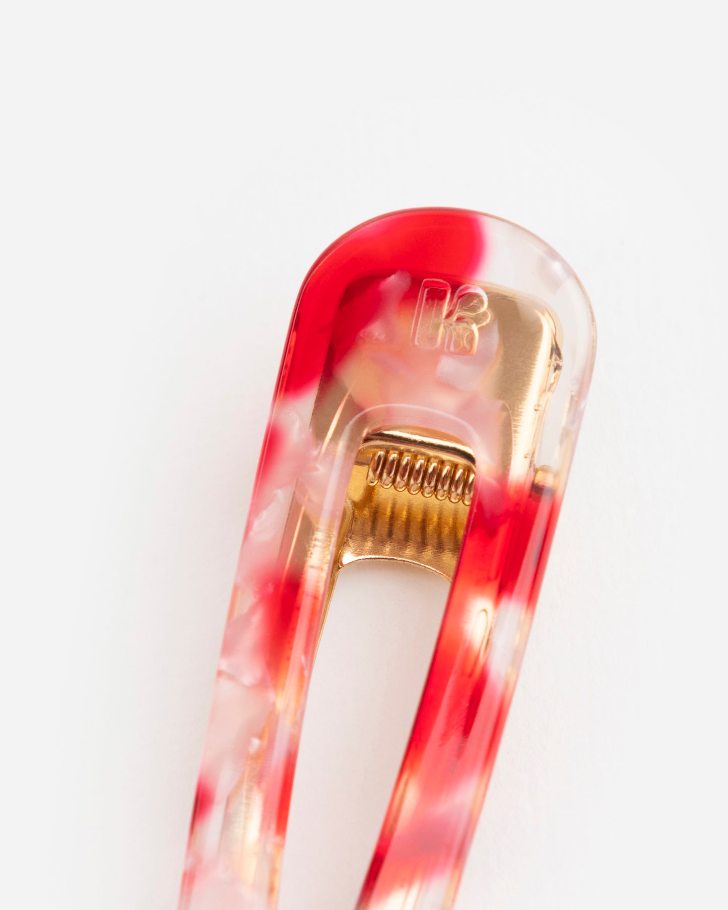 Barrette TRIANGLE - Rouge -