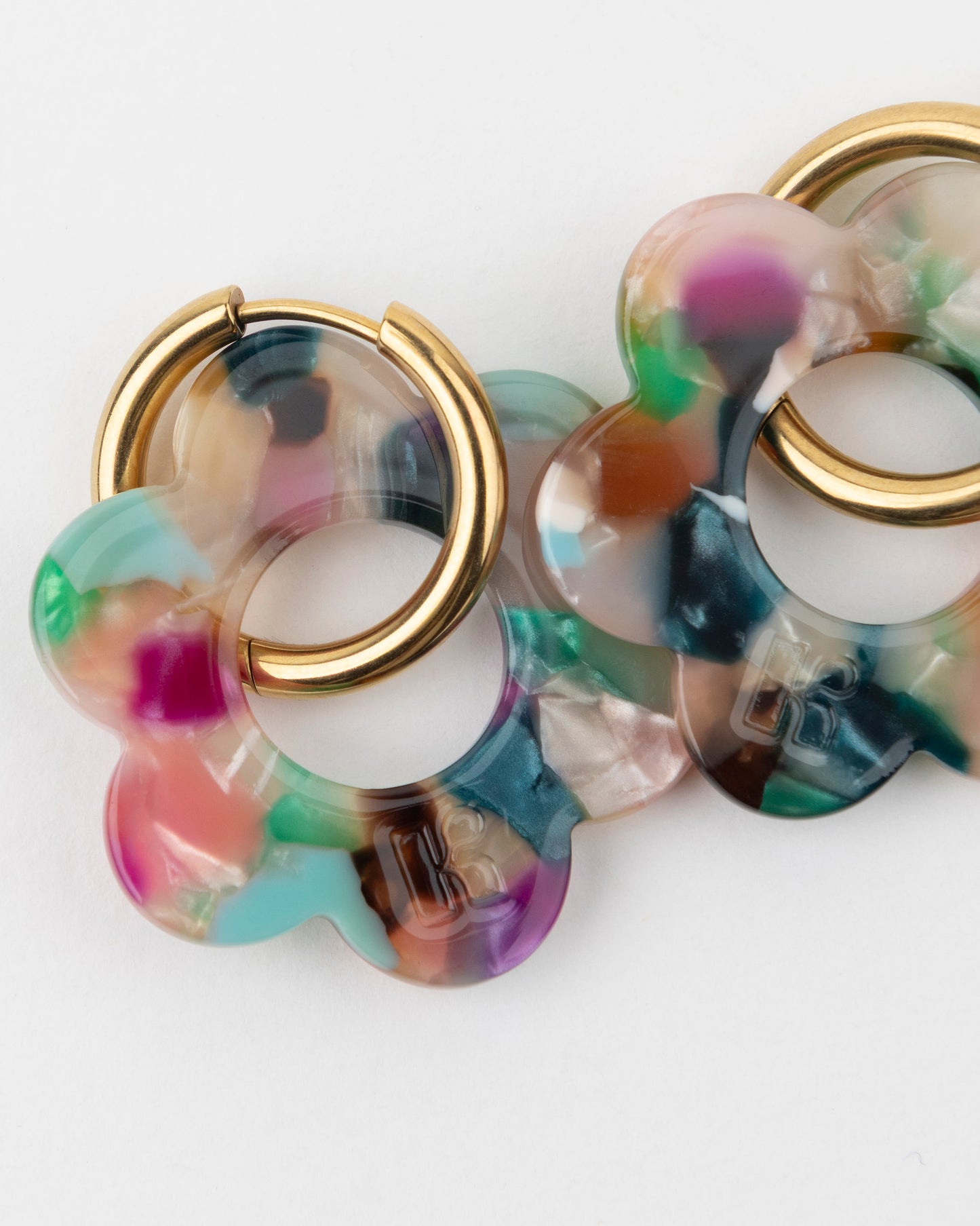 Boucles d'oreilles MAXI FLEURETTE - Confettis -