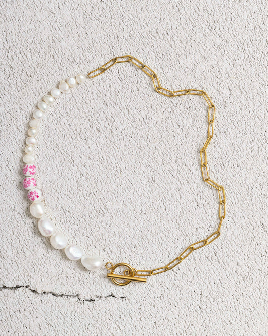 Collier NUAGE - Rose -