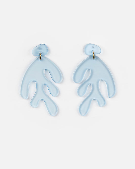 Boucles d'oreilles ALGAE - Bleu -