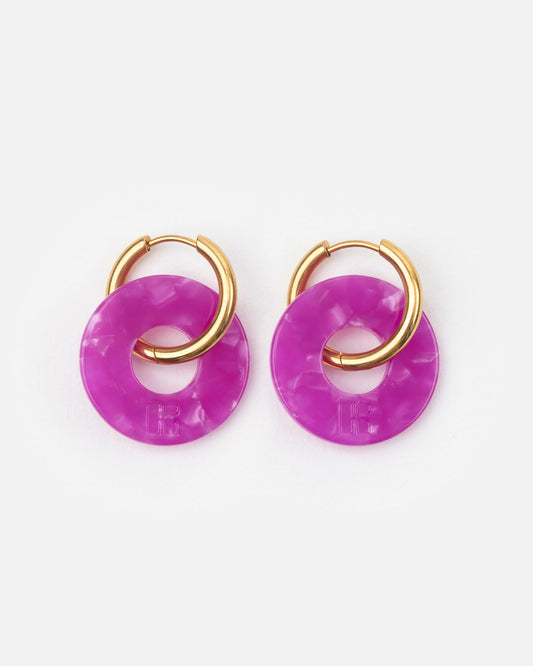 Boucles d'oreilles DONUTS - Açaï -