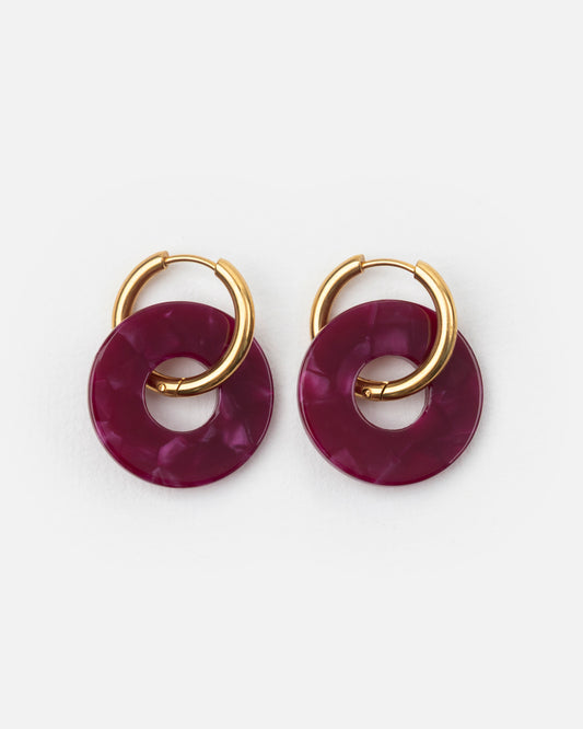 DUO DONUTS - Cerise -
