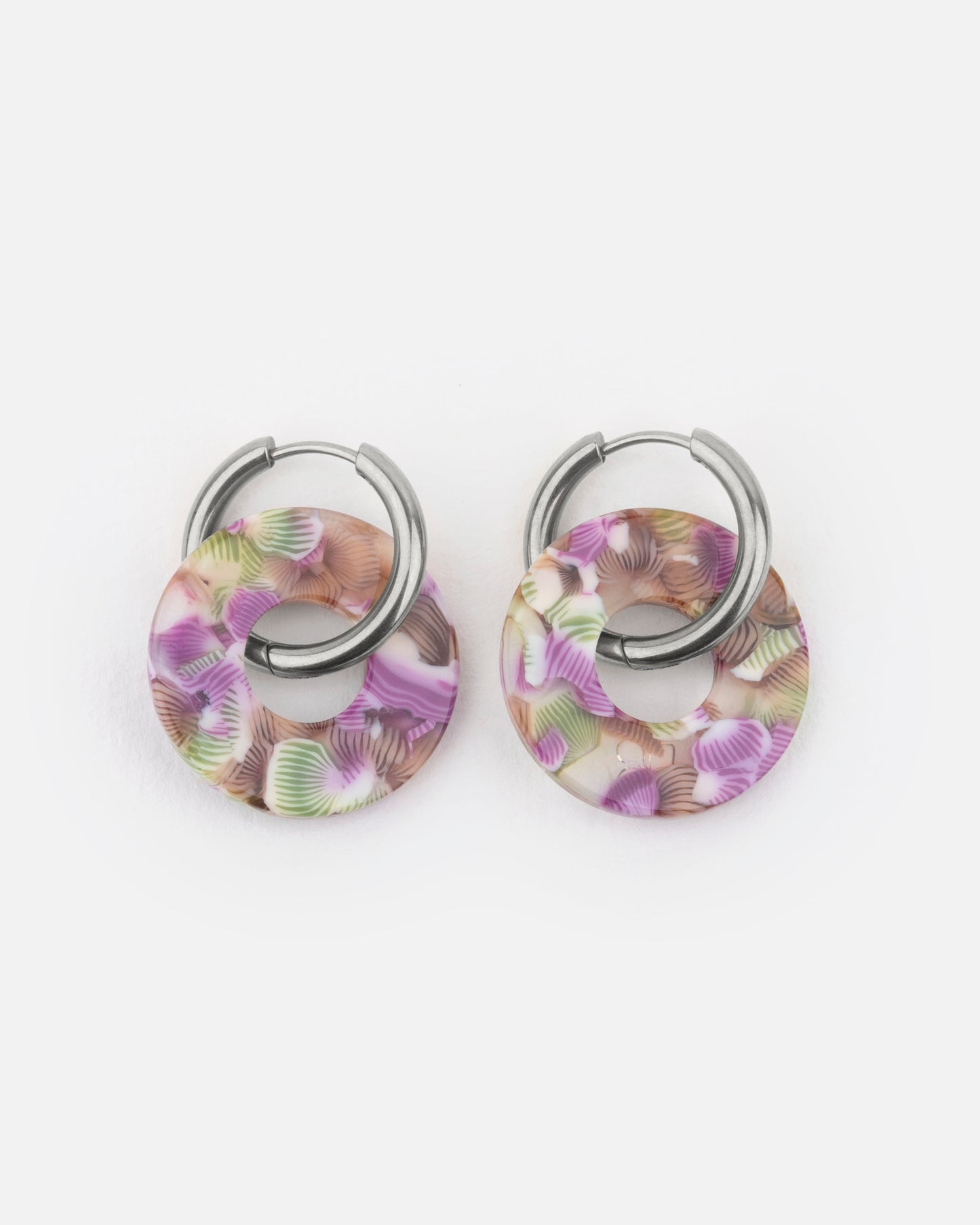 DUO DONUTS - Magenta et Vert -