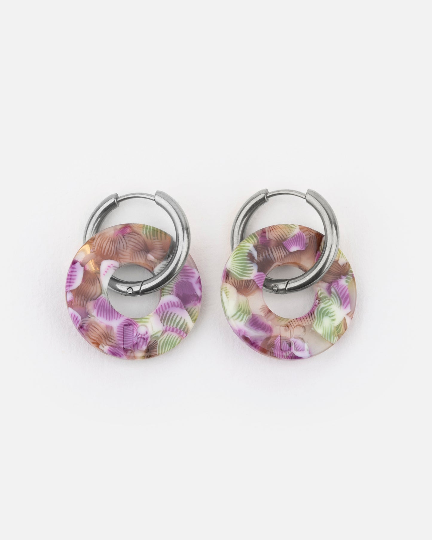 DUO DONUTS - Magenta et Vert -