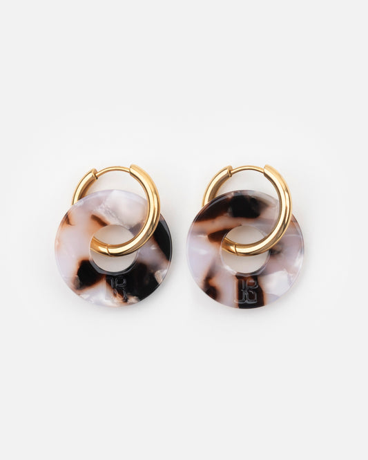Boucles d'oreilles DONUTS - Panthère -
