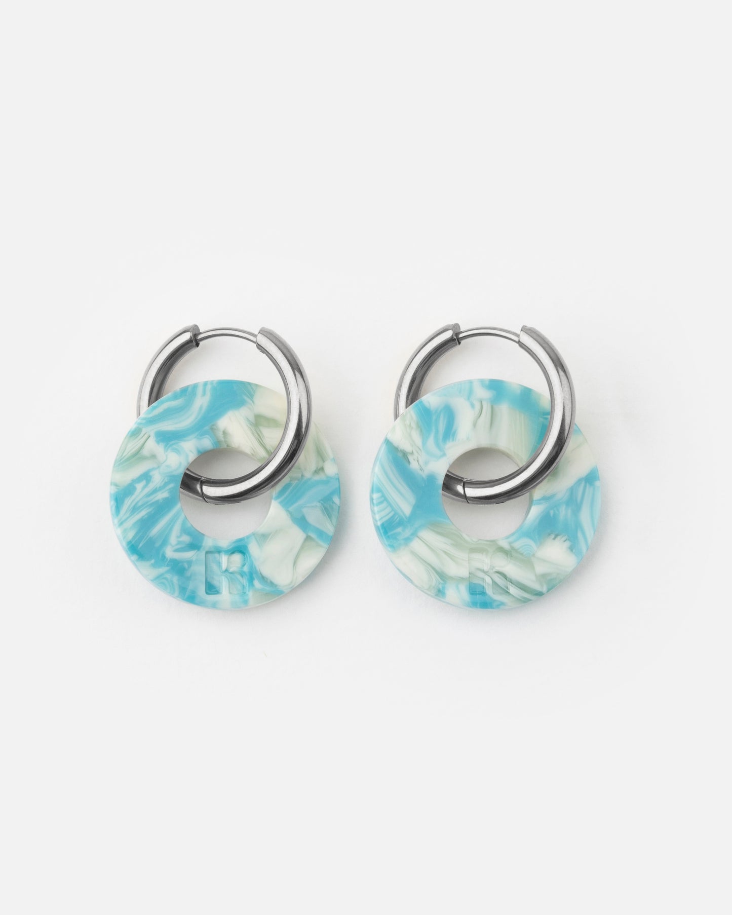Boucles d'oreilles DONUTS - Turquoise -