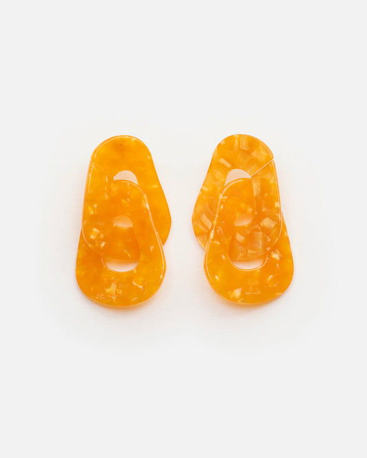 Boucles d'oreilles MAILLON - Abricot -