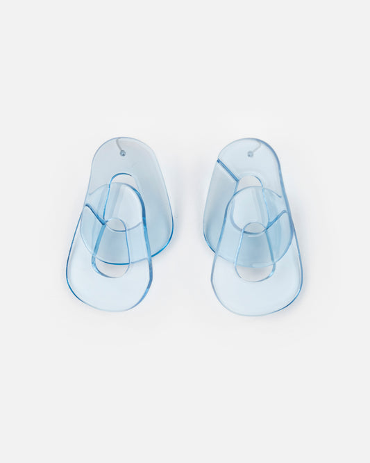 Boucles d'oreilles MAILLON - Bleu -