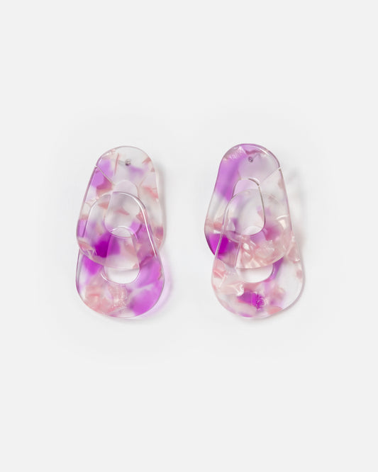 Boucles d'oreilles MAILLON - Pink -