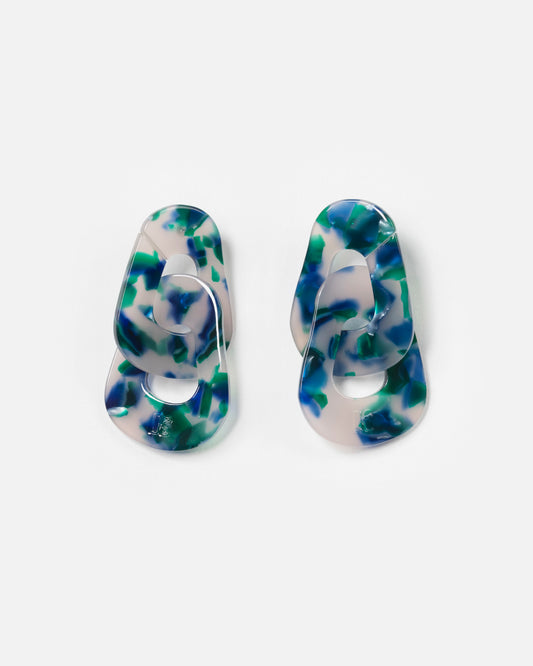 Boucles d'oreilles MAILLON - Verde -