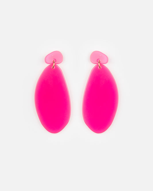 Boucles d'oreilles OVÉ - Fuchsia -