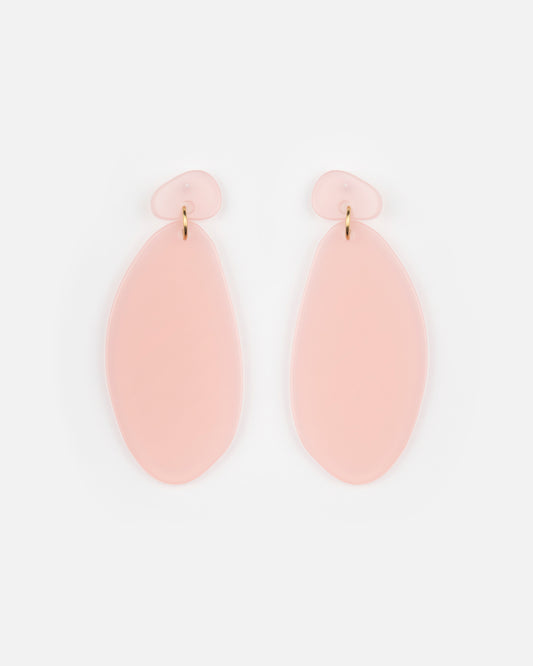 Boucles d'oreilles OVÉ - Rose pâle -