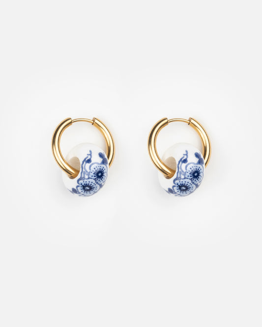 Boucles d'oreilles PORCELAINE