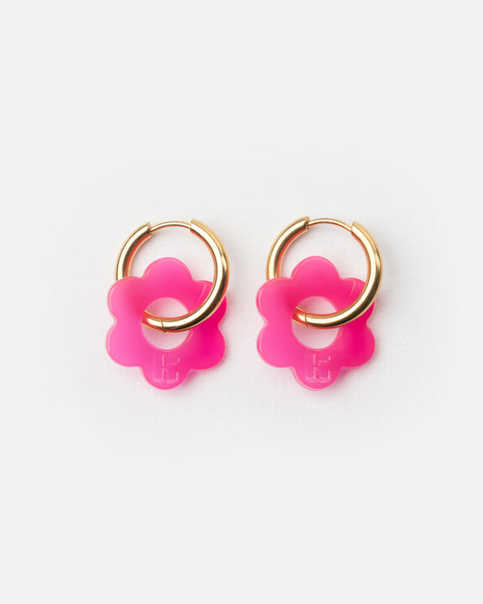 Boucles d'oreilles BABY FLEURETTE - Fuchsia -