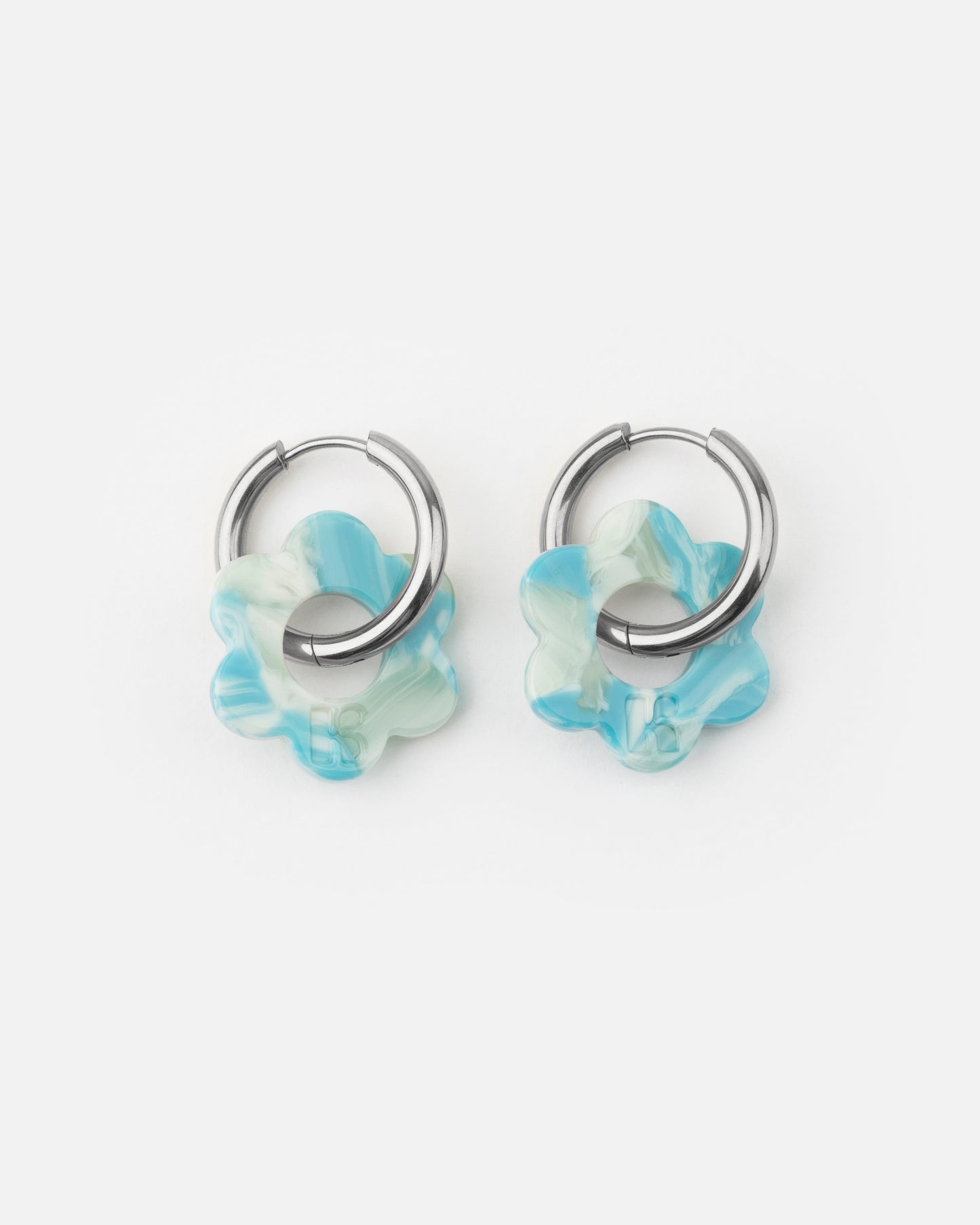 Boucles d'oreilles BABY FLEURETTE - Turquoise -