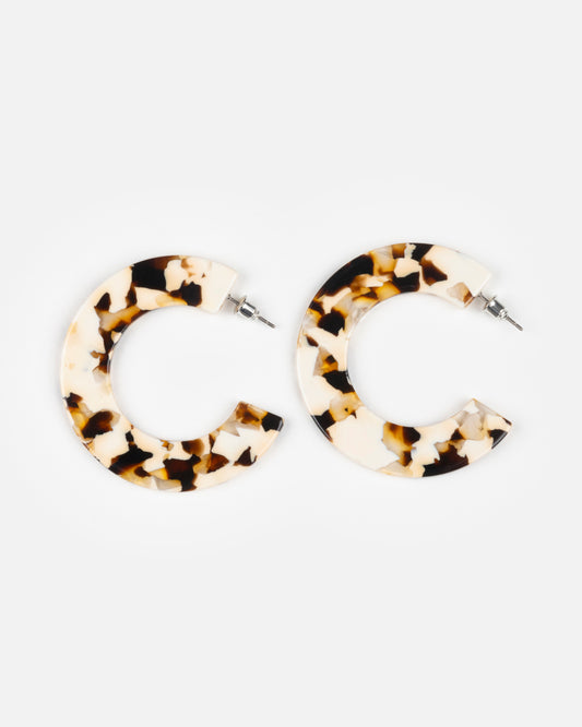 Boucles d'oreilles GINZA - Latte -