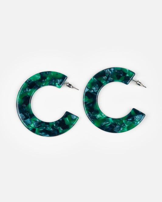 Boucles d'oreilles GINZA - Vertes -