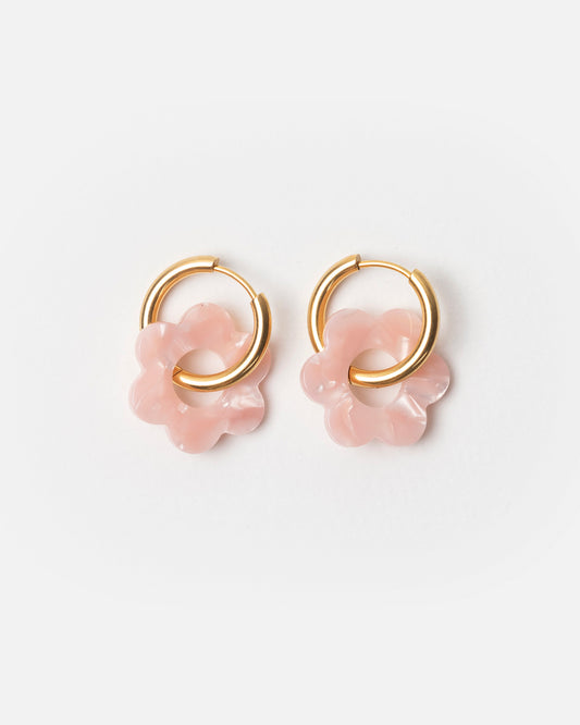 Boucles d'oreilles BABY FLEURETTE - Rose -